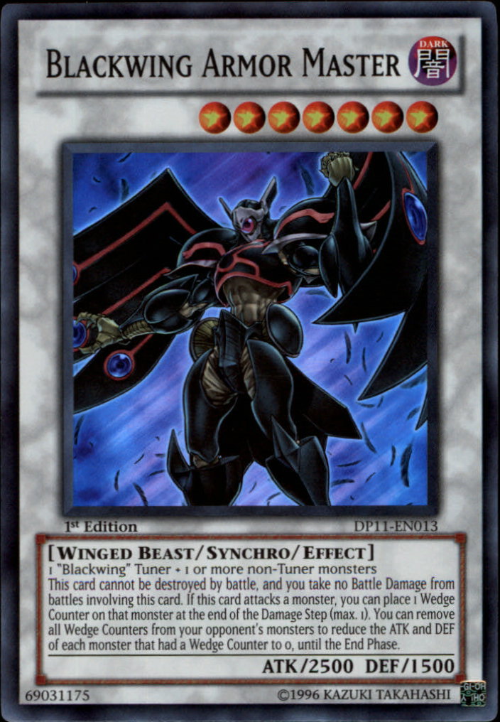 Blackwing Armor Master [DP11-EN013] Super Rare | Pegasus Games WI