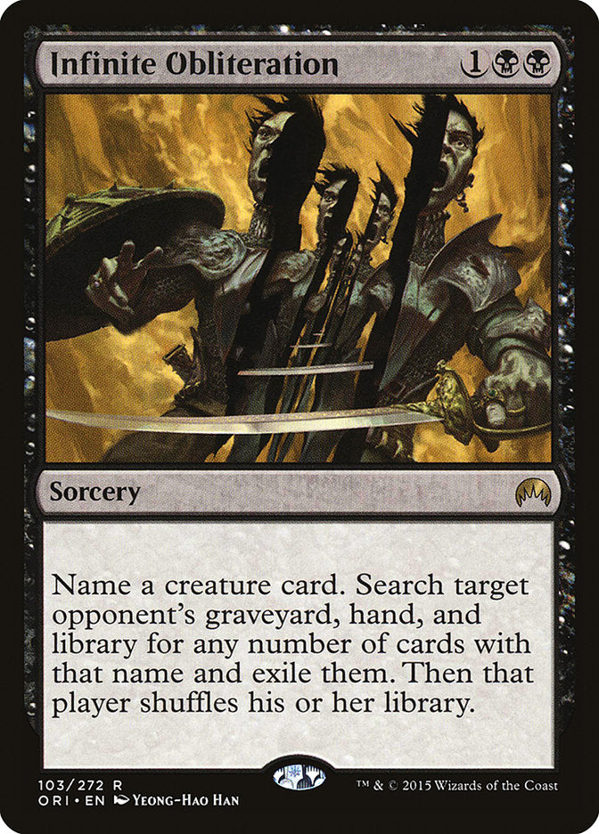 Infinite Obliteration [Magic Origins] | Pegasus Games WI