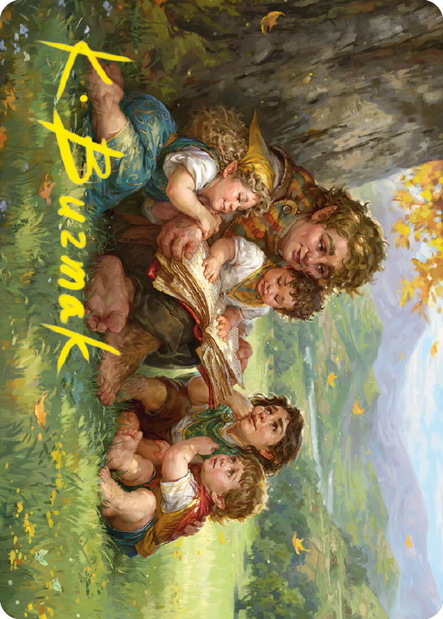 Samwise Gamgee Art Card (19/81) (Gold-Stamped Signature) [The Lord of the Rings: Tales of Middle-earth Art Series] | Pegasus Games WI