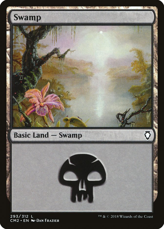 Swamp (293) [Commander Anthology Volume II] | Pegasus Games WI