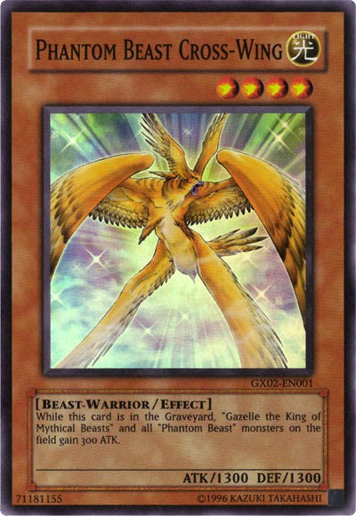 Phantom Beast Cross-Wing [GX02-EN001] Super Rare | Pegasus Games WI