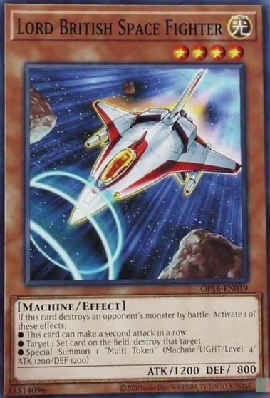 Lord British Space Fighter [OP16-EN019] Common | Pegasus Games WI