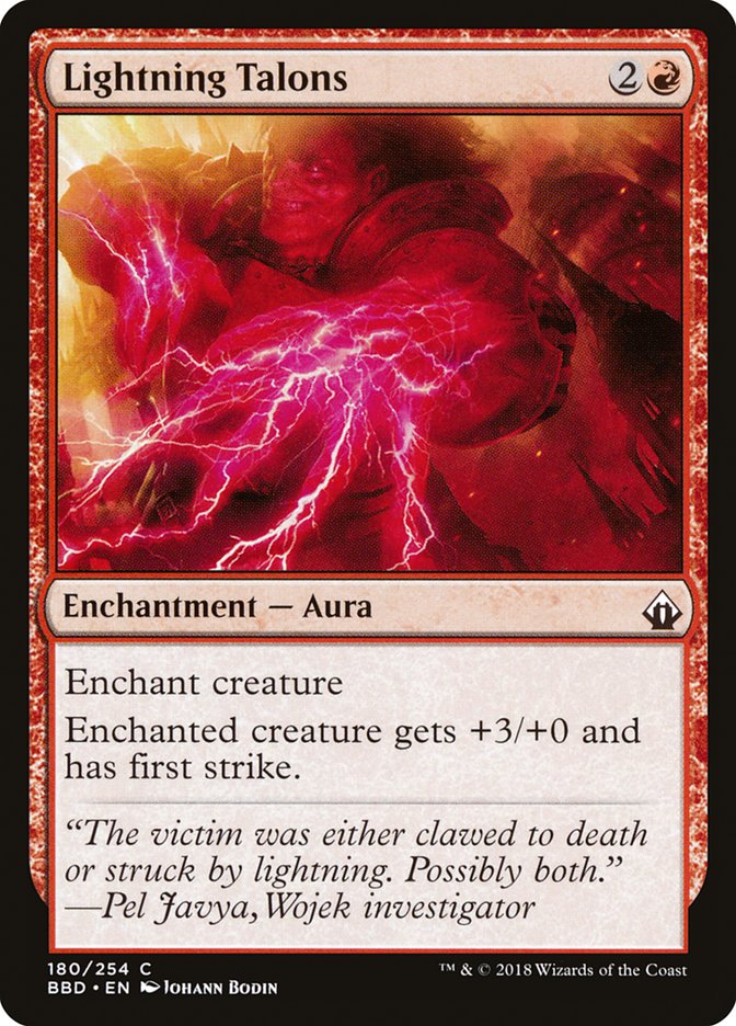 Lightning Talons [Battlebond] | Pegasus Games WI
