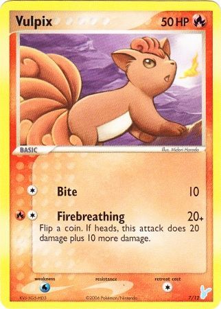 Vulpix (7/12) [EX: Trainer Kit 2 - Minun] | Pegasus Games WI