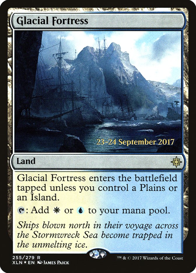 Glacial Fortress [Ixalan Prerelease Promos] | Pegasus Games WI