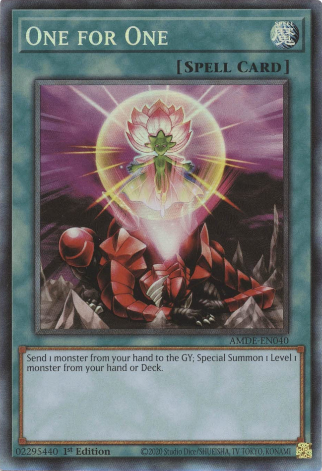 One for One [AMDE-EN040] Collector's Rare | Pegasus Games WI