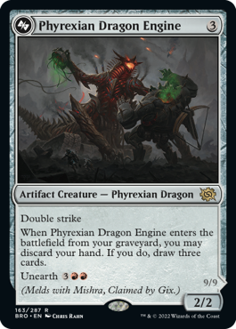 Phyrexian Dragon Engine [The Brothers' War] | Pegasus Games WI