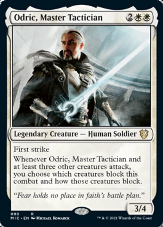 Odric, Master Tactician [Innistrad: Midnight Hunt Commander] | Pegasus Games WI