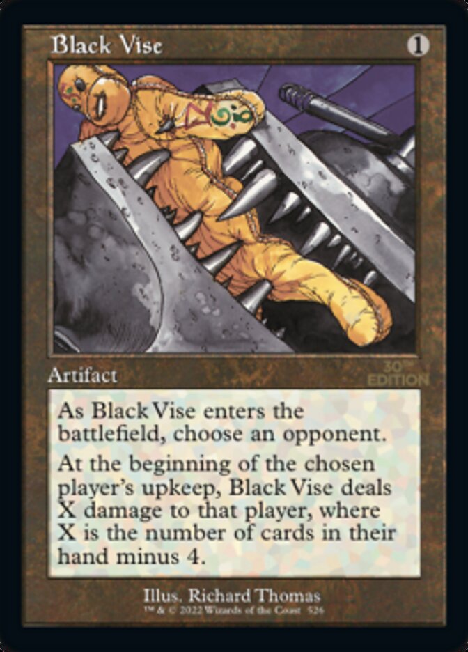 Black Vise (Retro) [30th Anniversary Edition] | Pegasus Games WI
