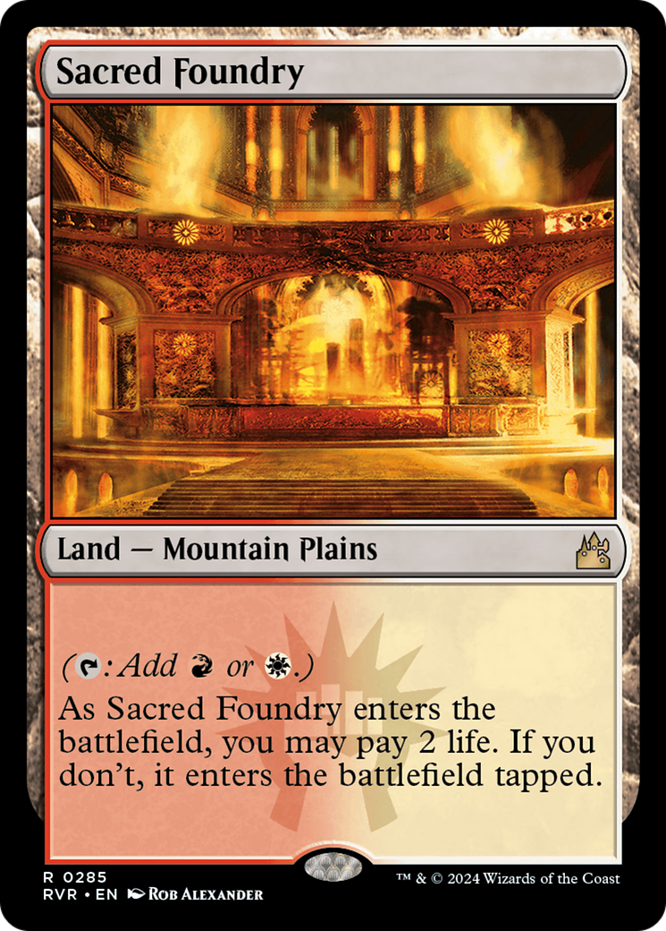 Sacred Foundry [Ravnica Remastered] | Pegasus Games WI