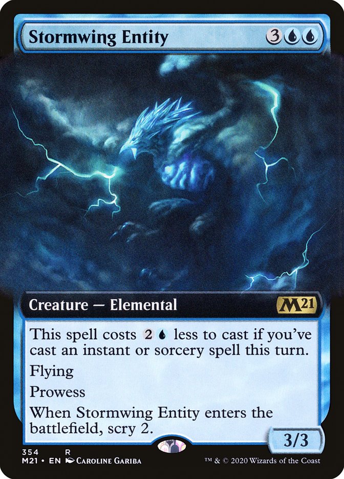 Stormwing Entity (Extended Art) [Core Set 2021] | Pegasus Games WI