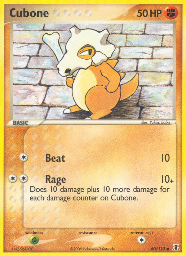 Cubone (60/113) [EX: Delta Species] | Pegasus Games WI