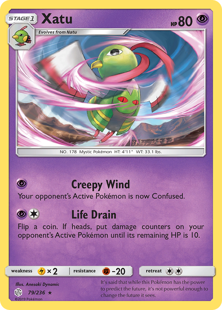 Xatu (79/236) [Sun & Moon: Cosmic Eclipse] | Pegasus Games WI