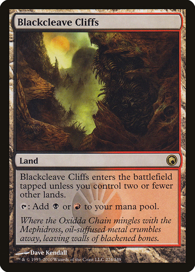 Blackcleave Cliffs [Scars of Mirrodin] | Pegasus Games WI