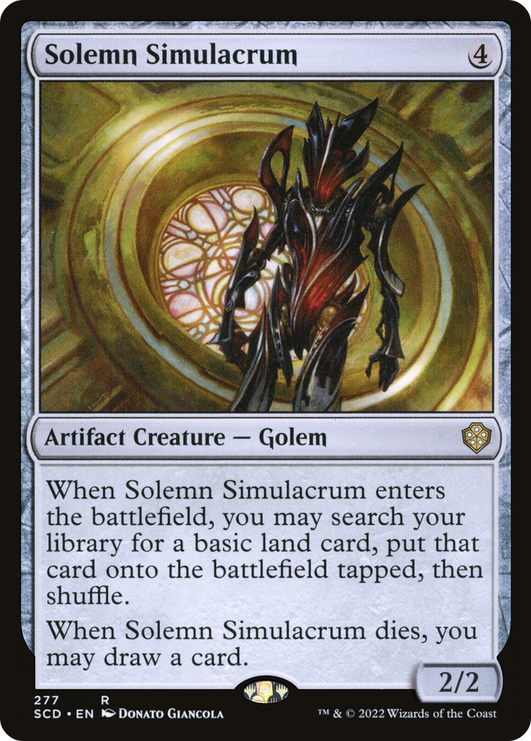 Solemn Simulacrum [Starter Commander Decks] | Pegasus Games WI