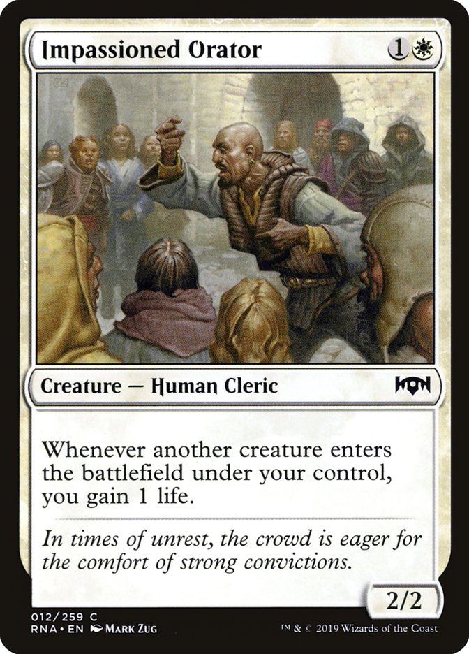 Impassioned Orator [Ravnica Allegiance] | Pegasus Games WI