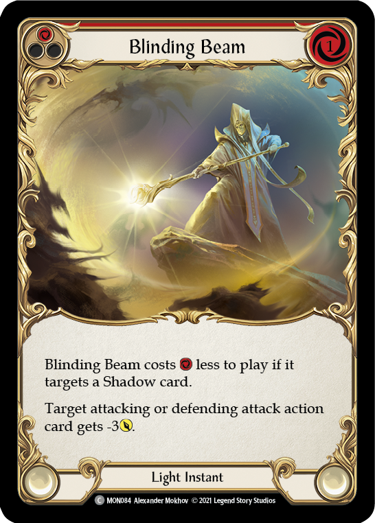 Blinding Beam (Red) [MON084] 1st Edition Normal | Pegasus Games WI
