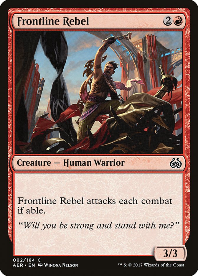 Frontline Rebel [Aether Revolt] | Pegasus Games WI