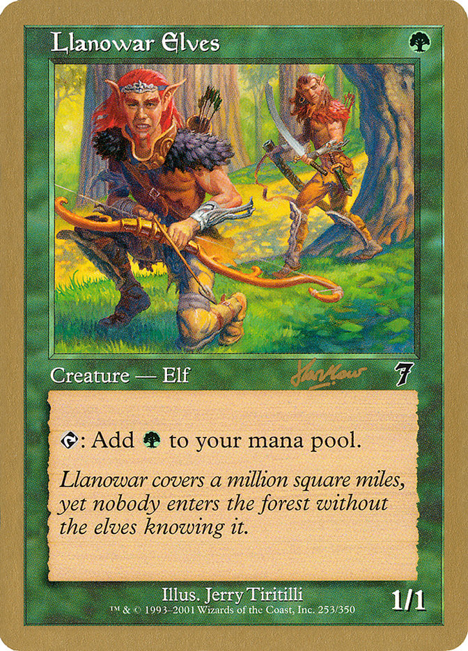 Llanowar Elves (Sim Han How) [World Championship Decks 2002] | Pegasus Games WI