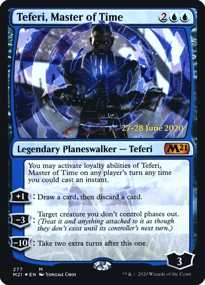 Teferi, Master of Time (277) [Core Set 2021 Prerelease Promos] | Pegasus Games WI