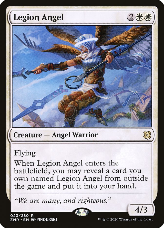 Legion Angel [Zendikar Rising] | Pegasus Games WI