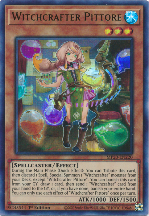 Witchcrafter Pittore [MP20-EN220] Ultra Rare | Pegasus Games WI