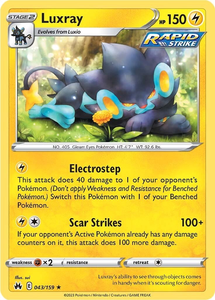 Luxray (043/159) (43) [Sword & Shield: Crown Zenith] | Pegasus Games WI