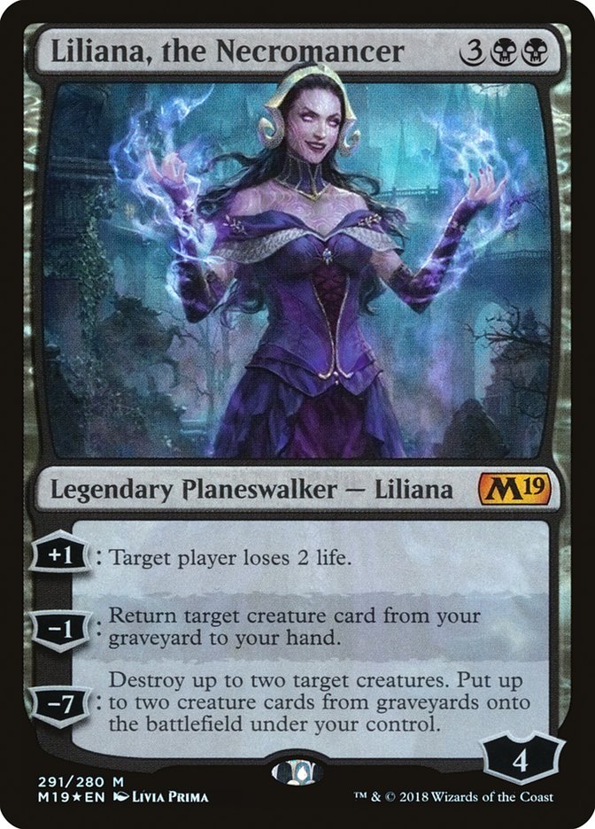 Liliana, the Necromancer [Core Set 2019] | Pegasus Games WI