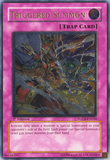 Triggered Summon (UTR) [FOTB-EN046] Ultimate Rare | Pegasus Games WI