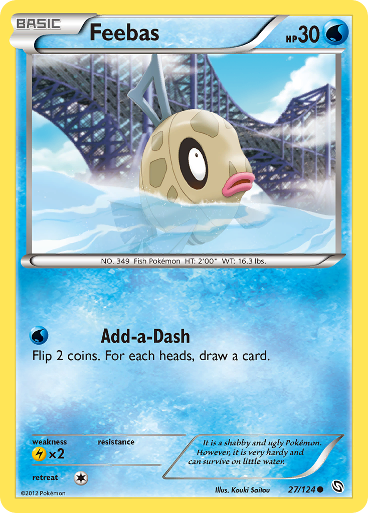 Feebas (27/124) [Black & White: Dragons Exalted] | Pegasus Games WI