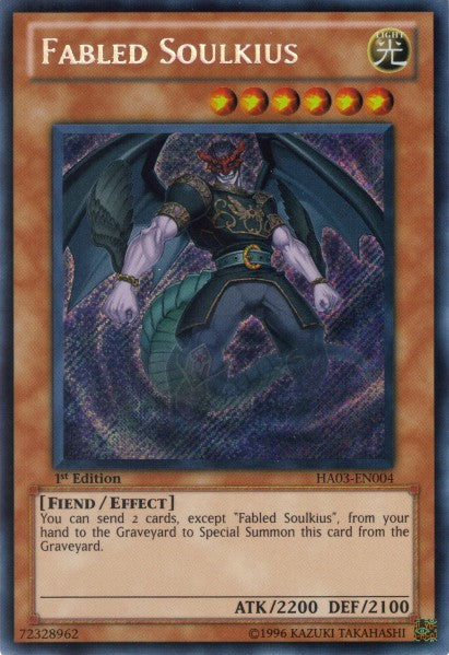 Fabled Soulkius [HA03-EN004] Secret Rare | Pegasus Games WI