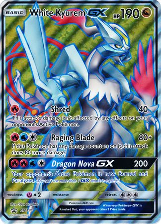 White Kyurem GX (SM141) (Jumbo Card) [Sun & Moon: Black Star Promos] | Pegasus Games WI