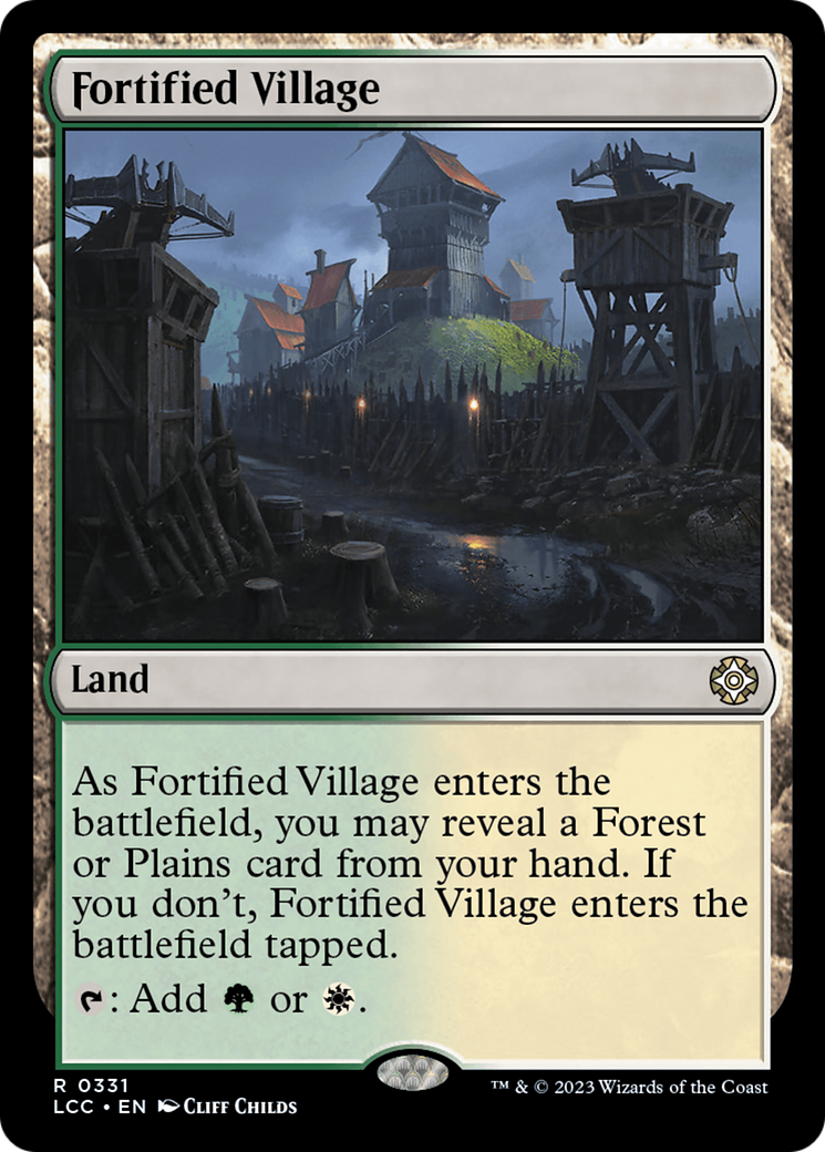 Fortified Village [The Lost Caverns of Ixalan Commander] | Pegasus Games WI