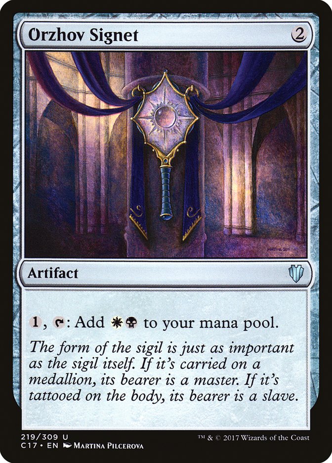 Orzhov Signet [Commander 2017] | Pegasus Games WI