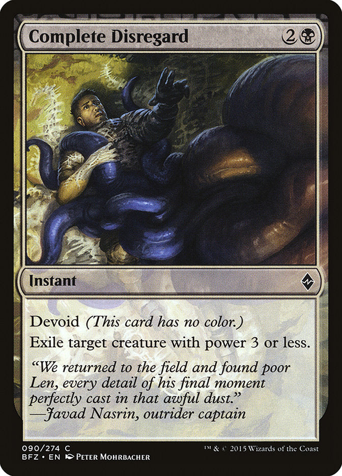 Complete Disregard [Battle for Zendikar] | Pegasus Games WI