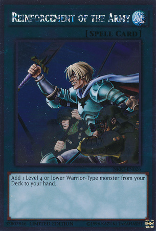 Reinforcement of the Army [NKRT-EN026] Platinum Rare | Pegasus Games WI