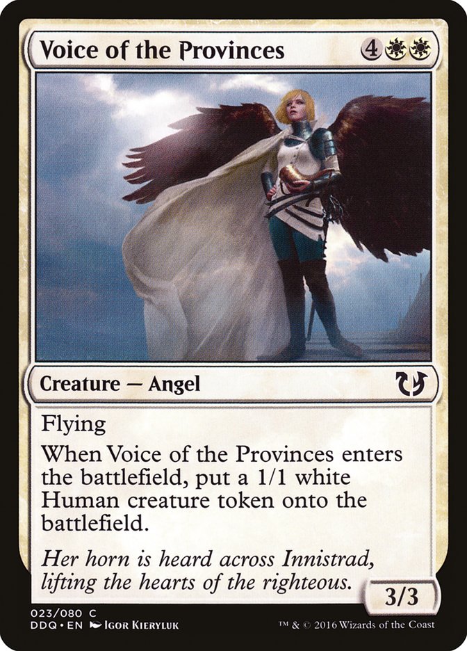 Voice of the Provinces [Duel Decks: Blessed vs. Cursed] | Pegasus Games WI