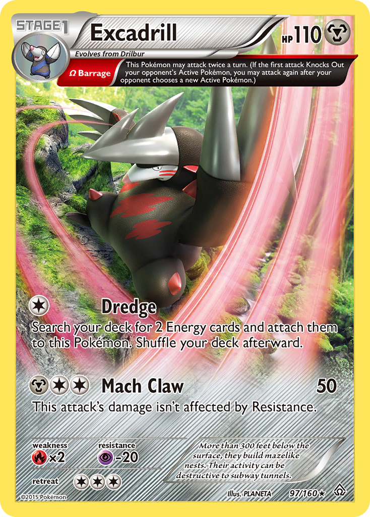 Excadrill (97/160) [XY: Primal Clash] | Pegasus Games WI