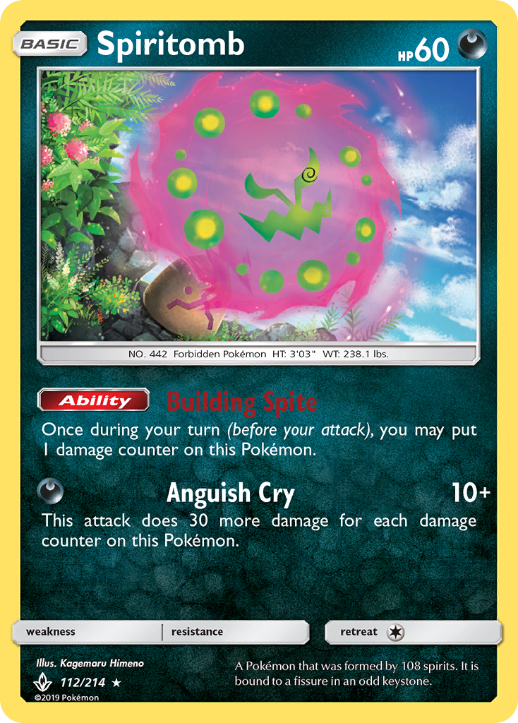 Spiritomb (112/214) [Sun & Moon: Unbroken Bonds] | Pegasus Games WI