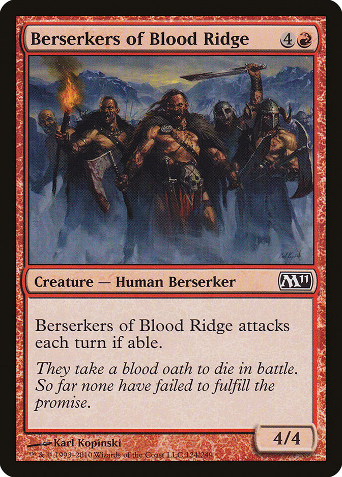 Berserkers of Blood Ridge [Magic 2011] | Pegasus Games WI