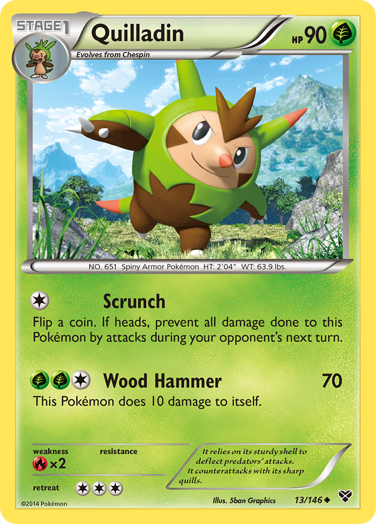 Quilladin (13/146) [XY: Base Set] | Pegasus Games WI