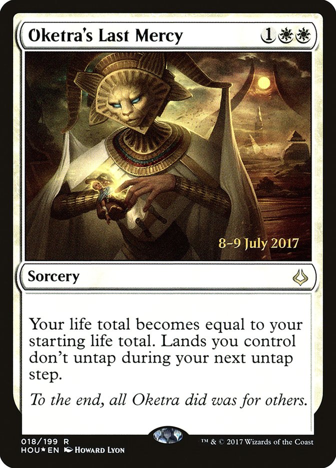 Oketra's Last Mercy [Hour of Devastation Prerelease Promos] | Pegasus Games WI