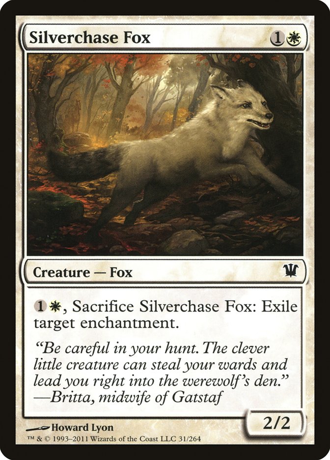 Silverchase Fox [Innistrad] | Pegasus Games WI