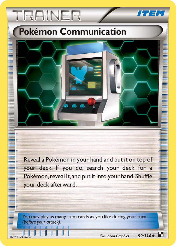 Pokemon Communication (99/114) [Black & White: Base Set] | Pegasus Games WI