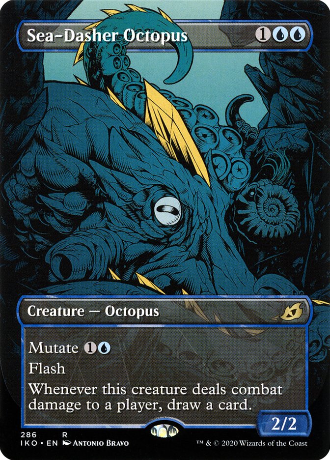 Sea-Dasher Octopus (Showcase) [Ikoria: Lair of Behemoths] | Pegasus Games WI