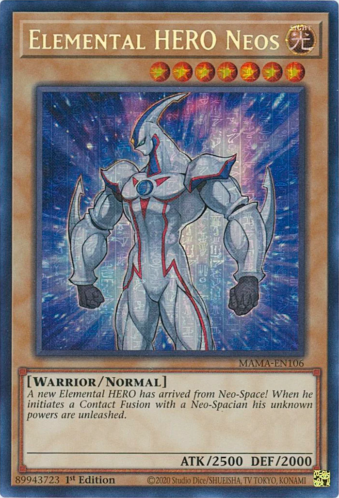 Elemental HERO Neos [MAMA-EN106] Ultra Pharaoh's Rare | Pegasus Games WI