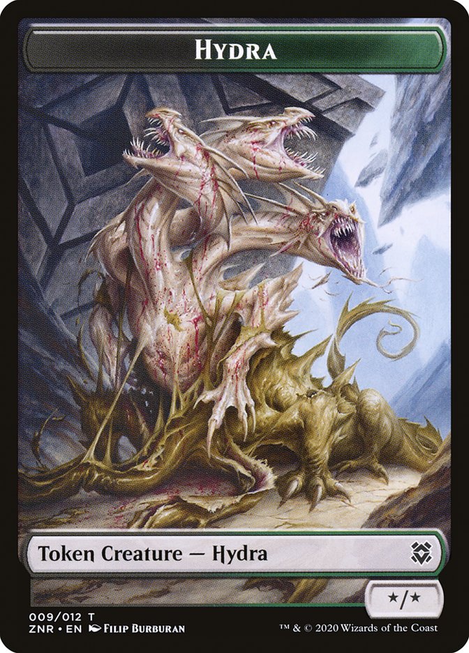 Hydra Token [Zendikar Rising Tokens] | Pegasus Games WI