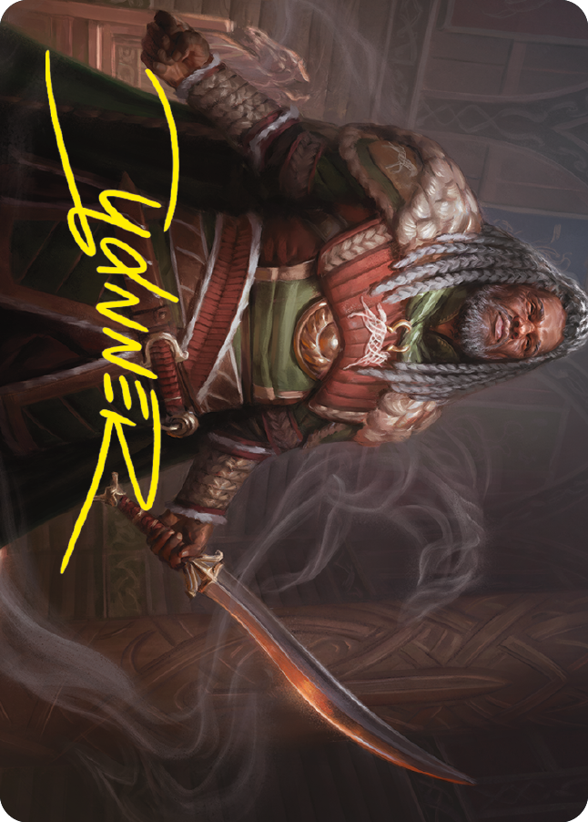 Theoden, King of Rohan Art Card (Gold-Stamped Signature) [The Lord of the Rings: Tales of Middle-earth Art Series] | Pegasus Games WI