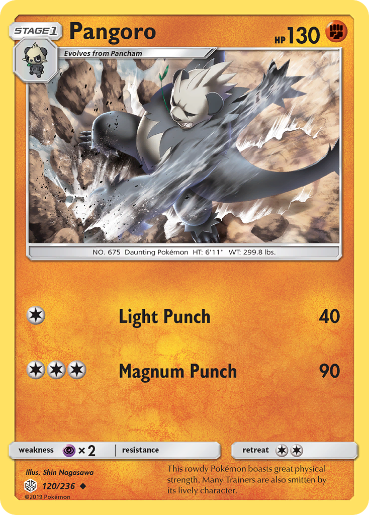 Pangoro (120/236) [Sun & Moon: Cosmic Eclipse] | Pegasus Games WI