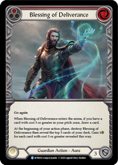 Blessing of Deliverance (Red) [U-WTR054] (Welcome to Rathe Unlimited)  Unlimited Rainbow Foil | Pegasus Games WI